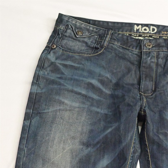 MOD Miracle of Denim 38 x 32 Joshua Bootcut Dark Rinse Denim Jeans - Picture 2 of 7